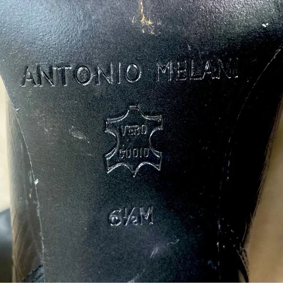 Antonio Melani Tooled Cowgirl Mid Boots - Picture 12 of 15